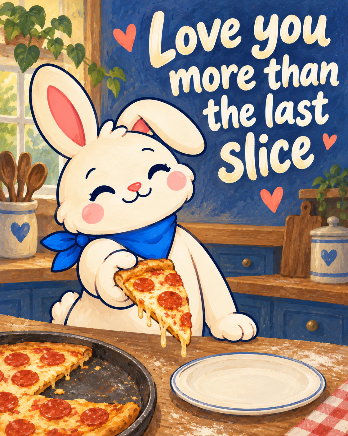 Love you more than the last slice
