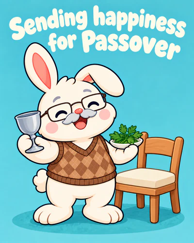 Sending happiness for Passover