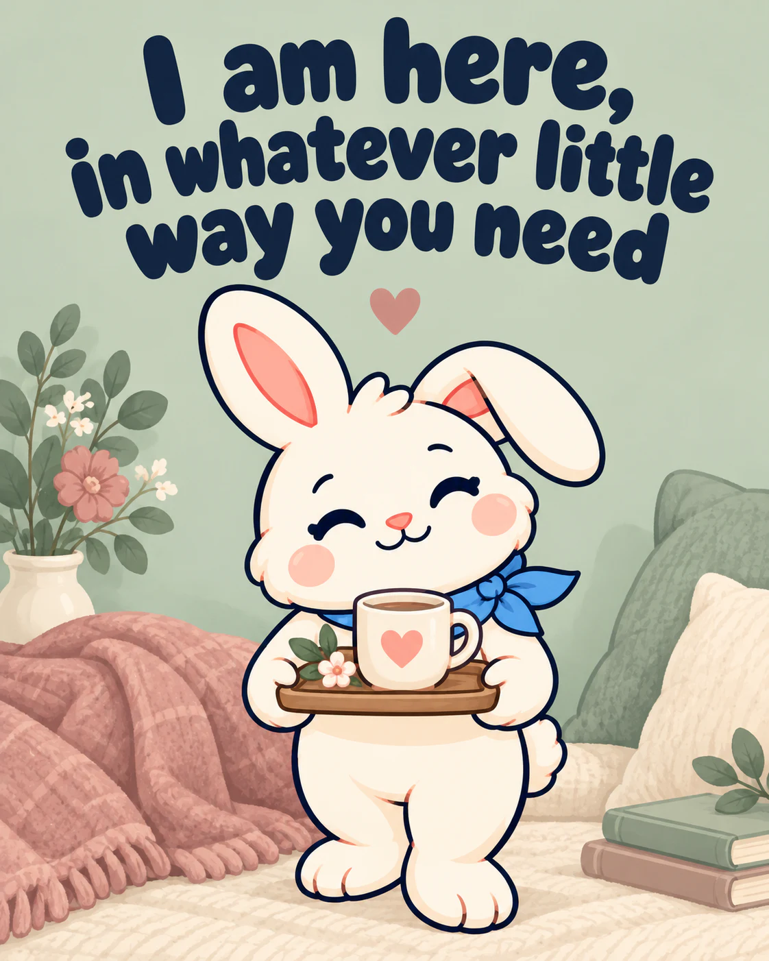 I am here, in whatever little way you need