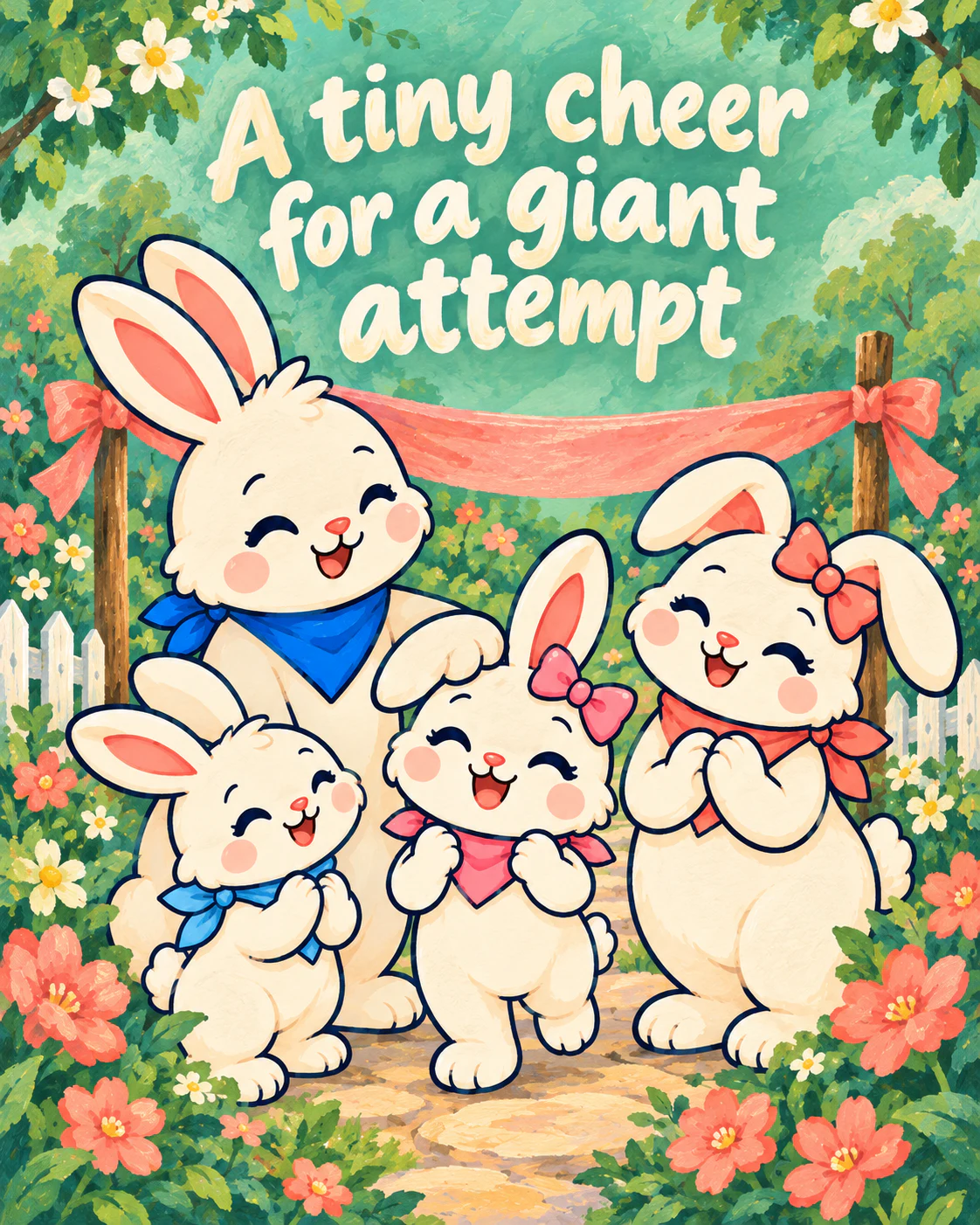 A tiny cheer for a giant attempt