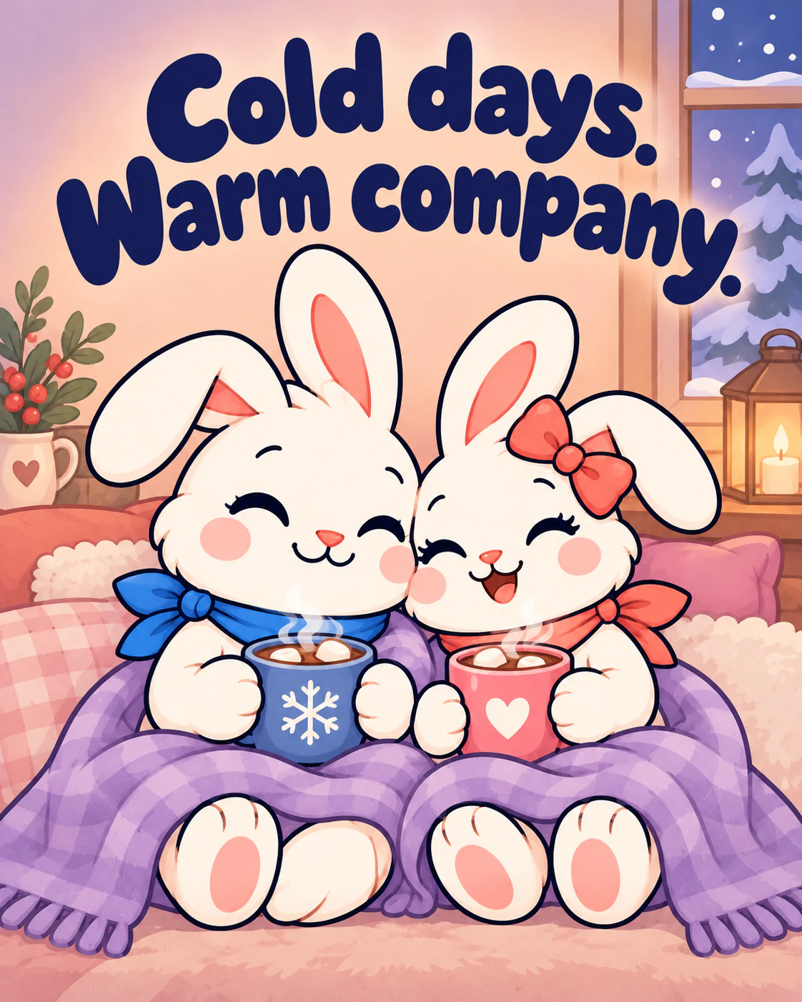 Cold days. Warm company.