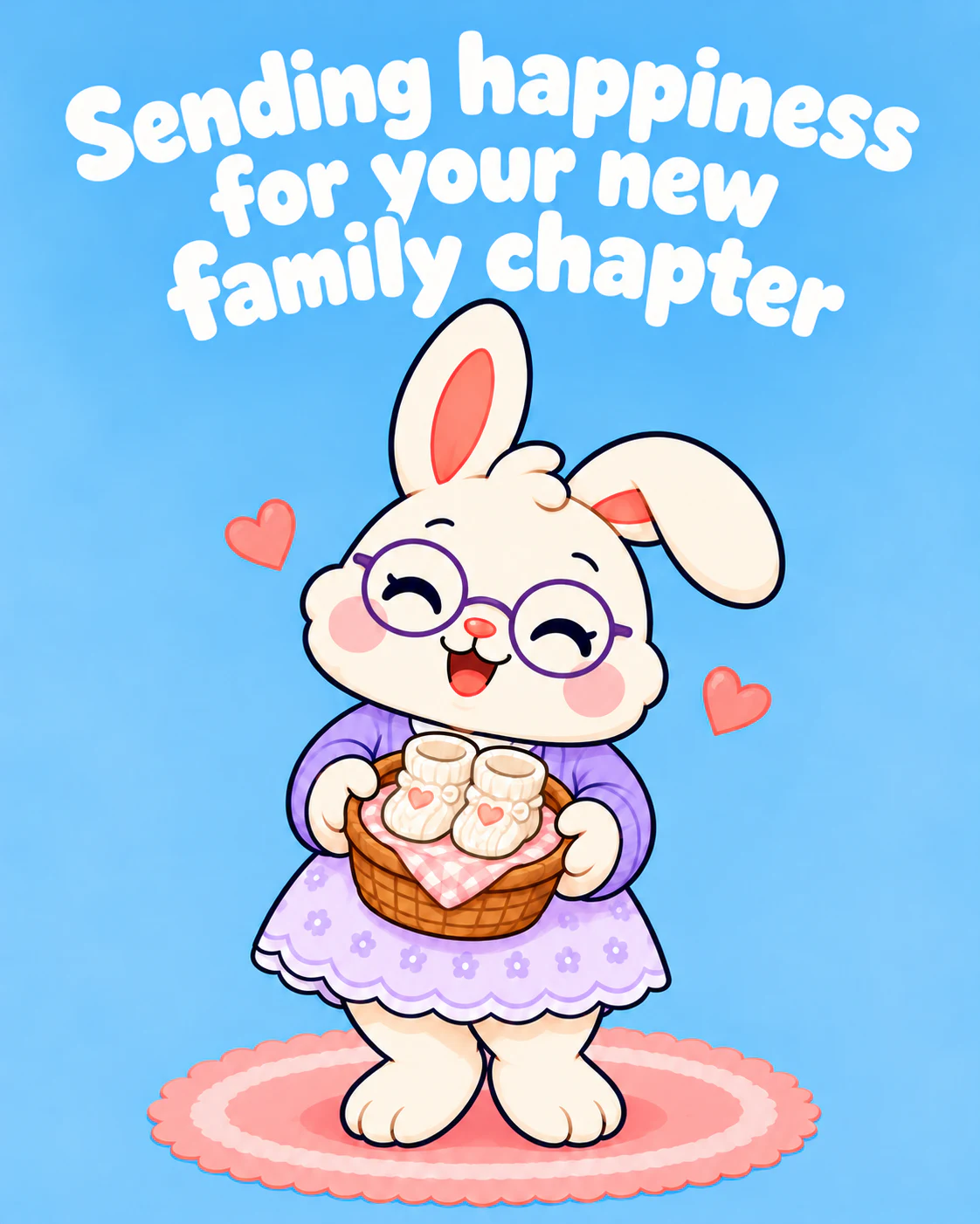 Sending happiness for your new family chapter