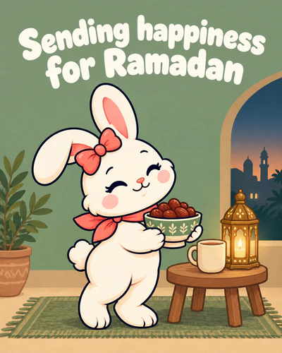 Sending happiness for Ramadan