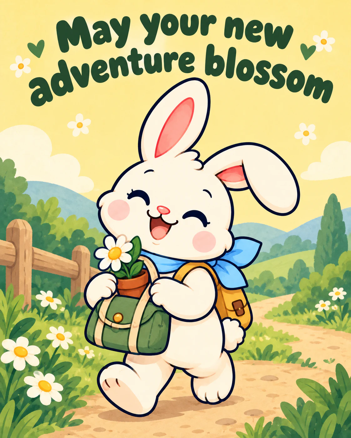 May your new adventure blossom