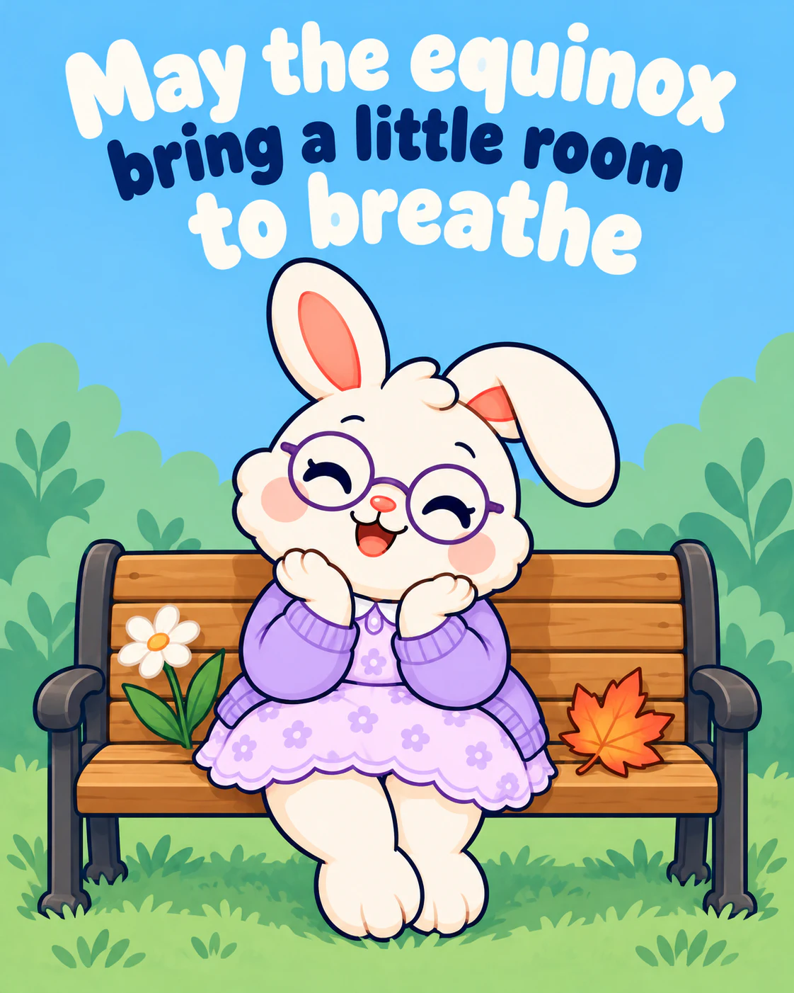 May the equinox bring a little room to breathe