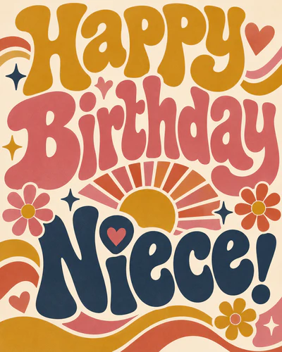 Birthday ecard for niece