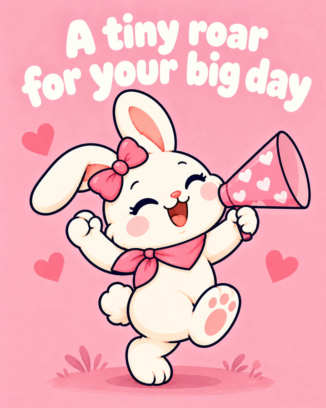 A tiny roar for your big day