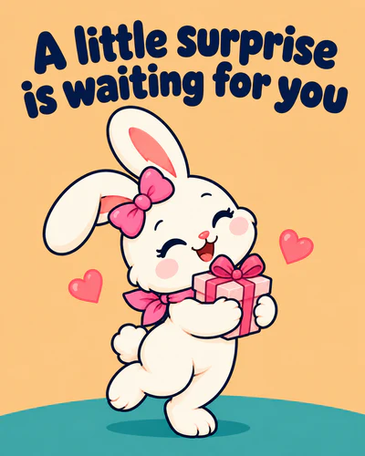 A little surprise is waiting for you