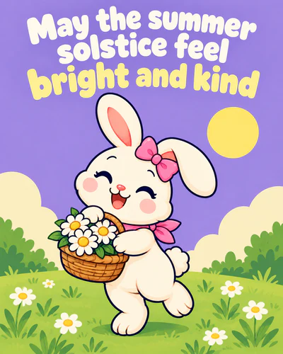 May the summer solstice feel bright and kind