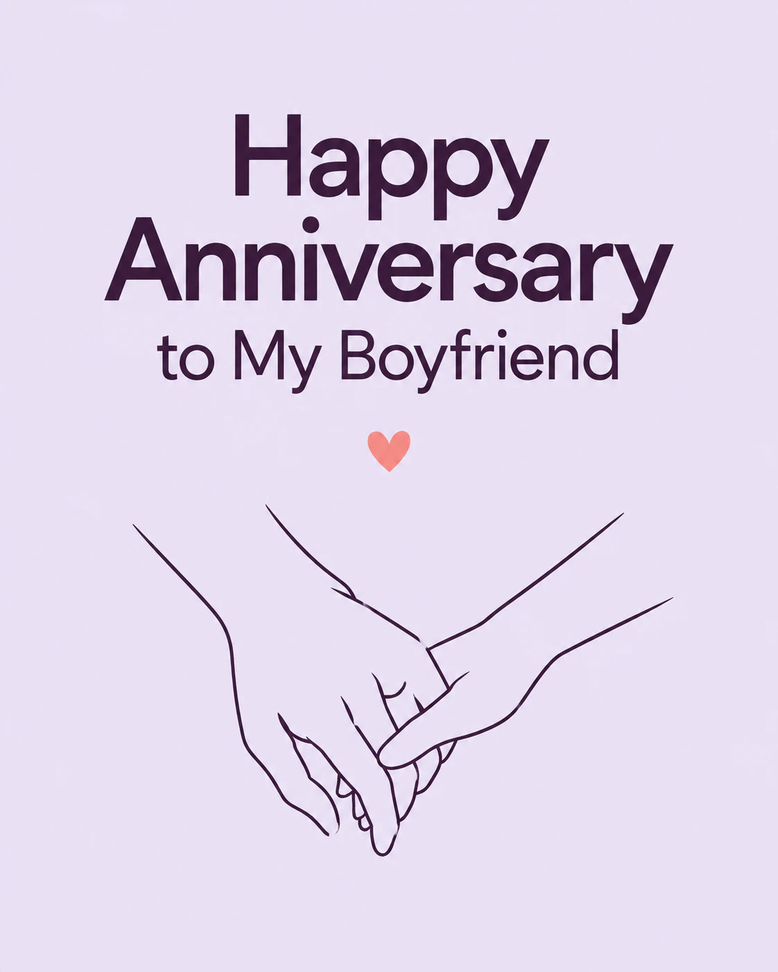 Anniversary ecard for boyfriend