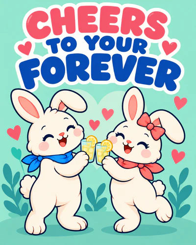 CHEERS TO YOUR FOREVER