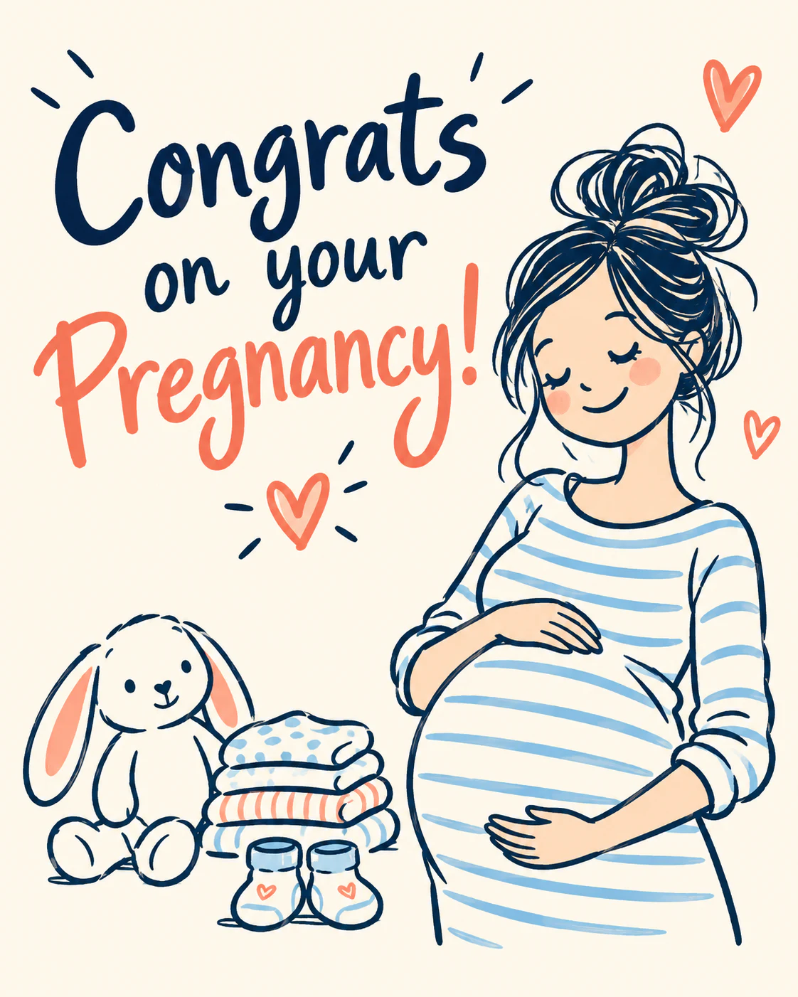 Pregnancy congratulations ecard