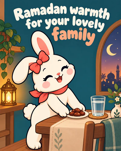 Ramadan warmth for your lovely family