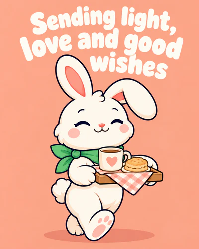 Sending light, love and good wishes