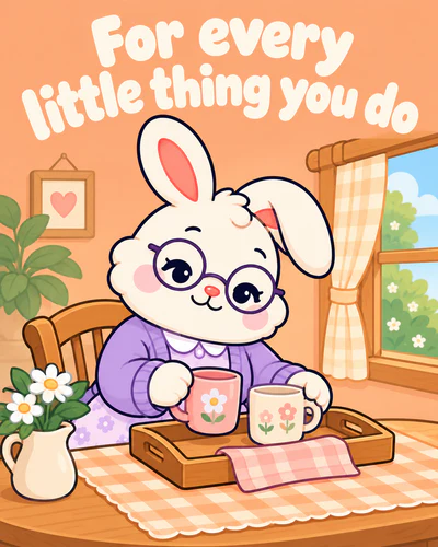 For every little thing you do