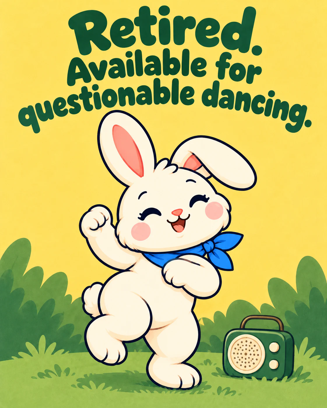 Retired. Available for questionable dancing.