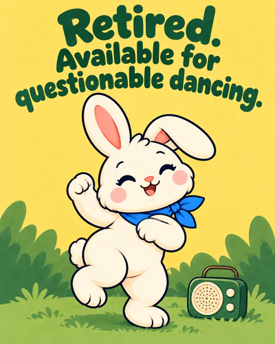 Retired. Available for questionable dancing.