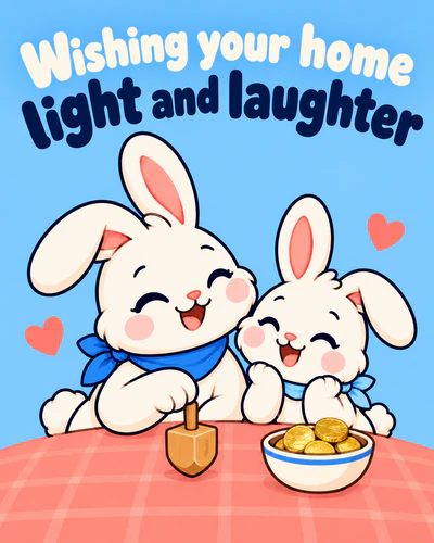 Wishing your home light and laughter
