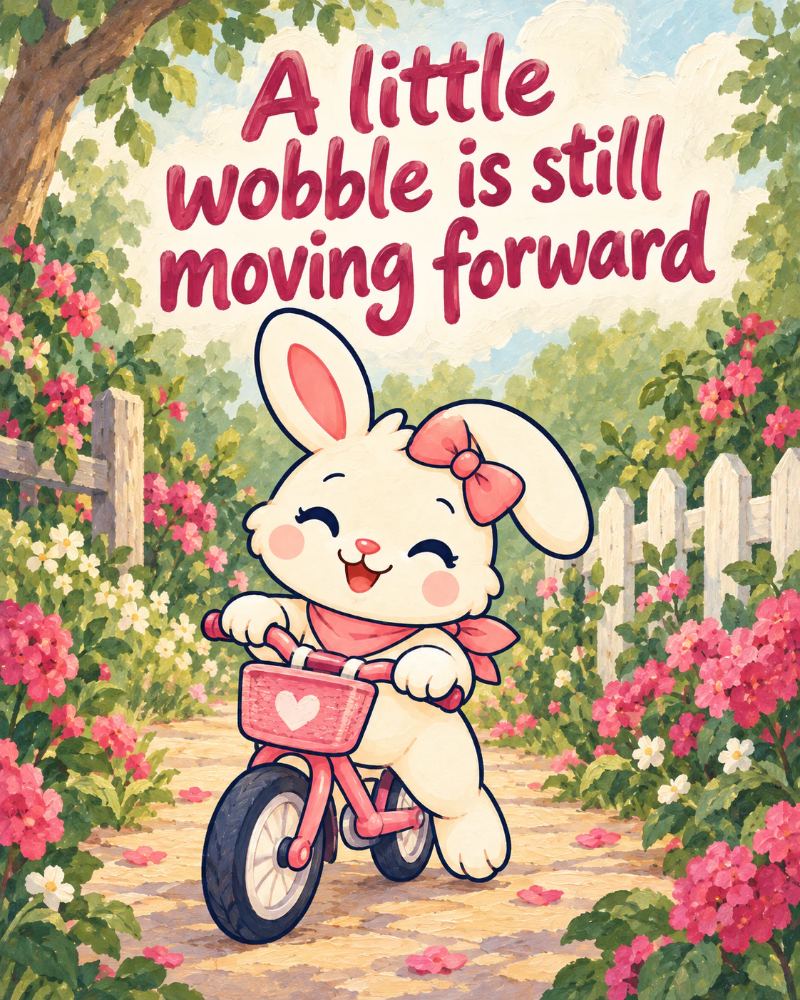A little wobble is still moving forward