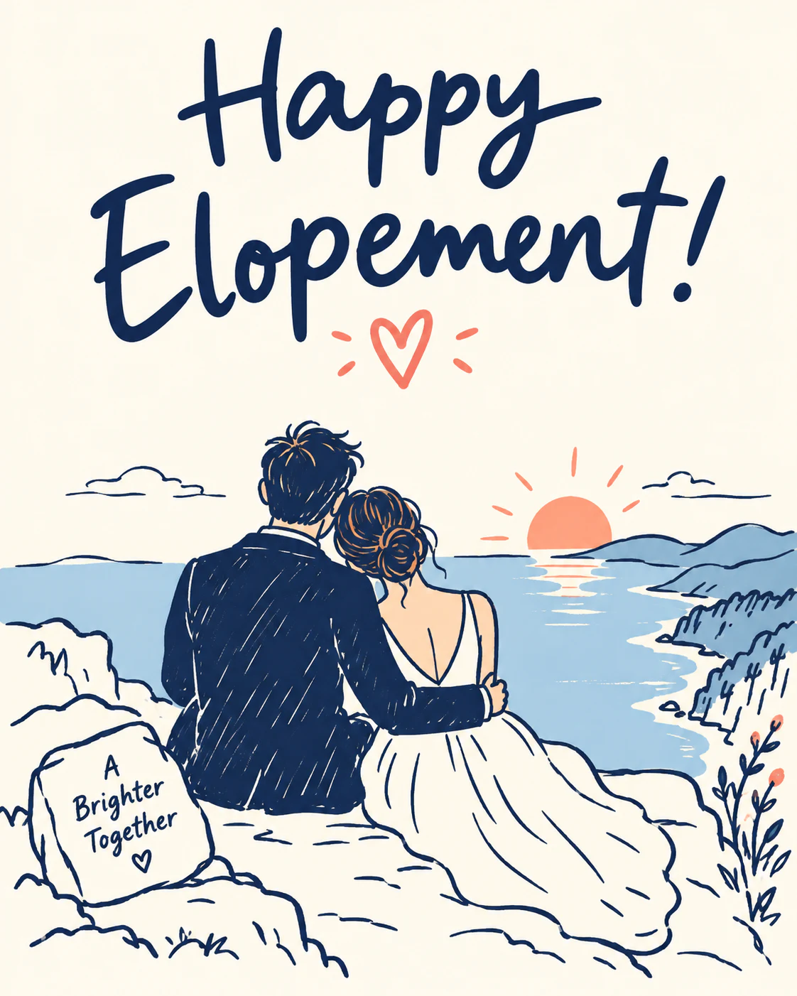 Elopement ecard