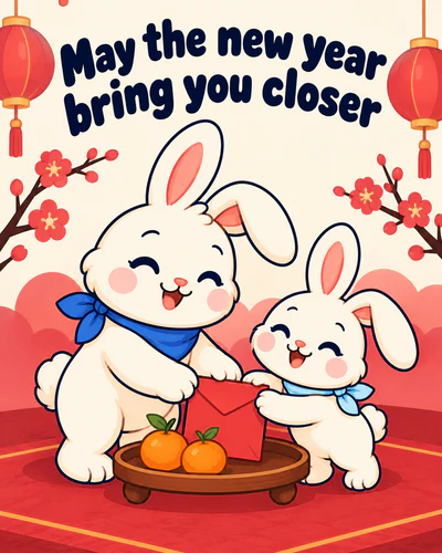 May the new year bring you closer