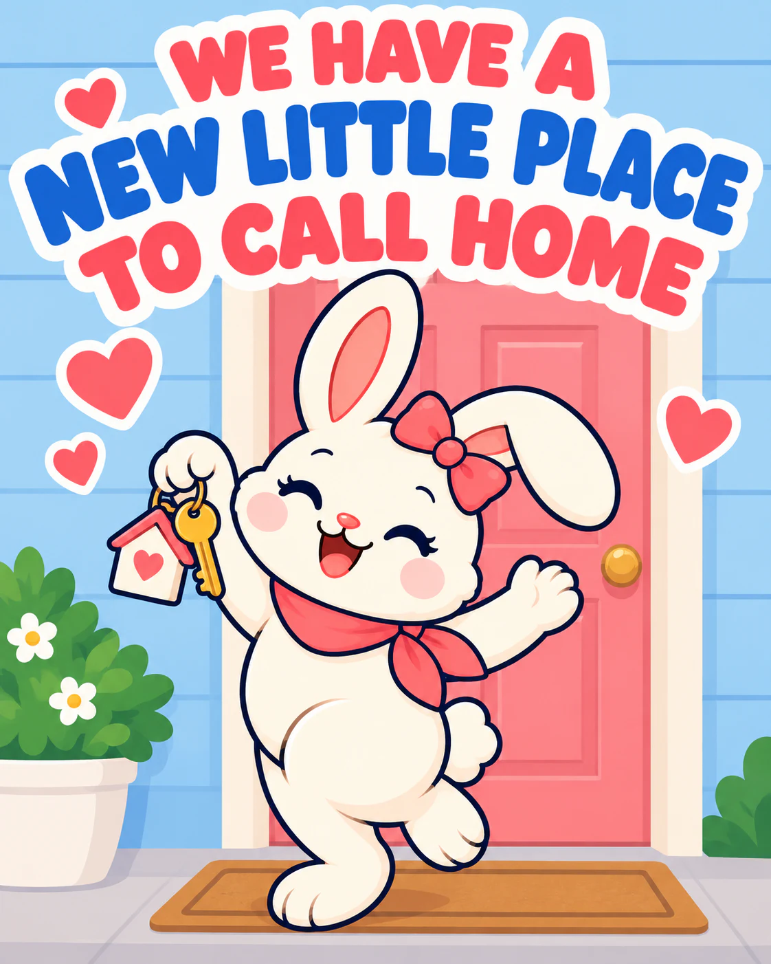 WE HAVE A NEW LITTLE PLACE TO CALL HOME