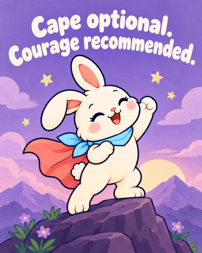 Cape optional. Courage recommended.