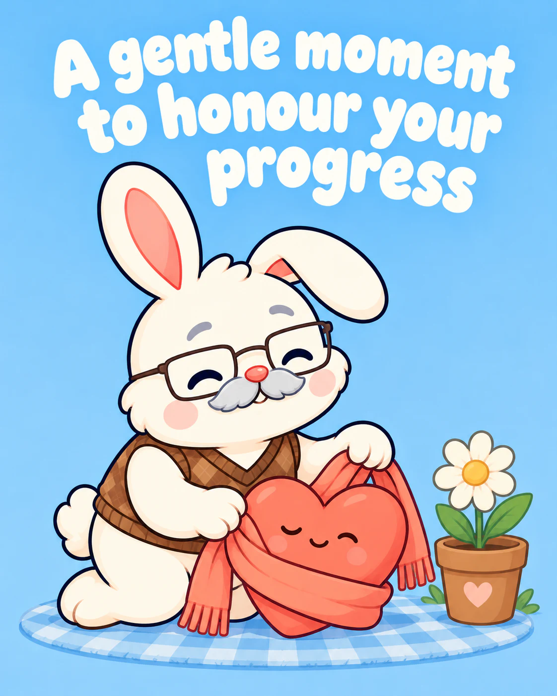 A gentle moment to honour your progress