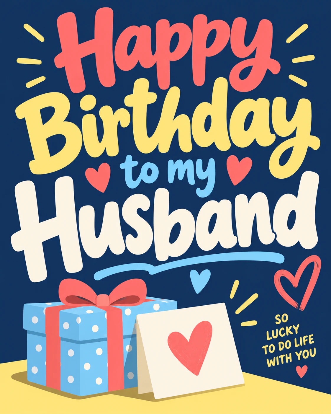 Birthday ecard for husband