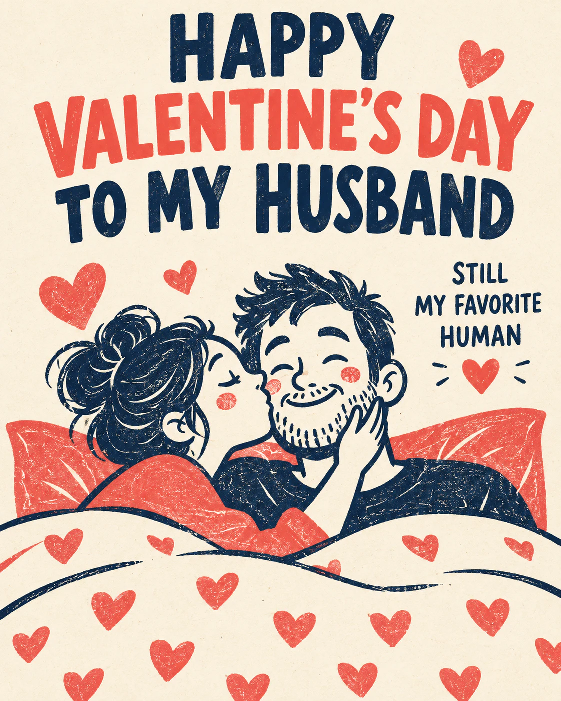 Funny valentines day ecard for husband