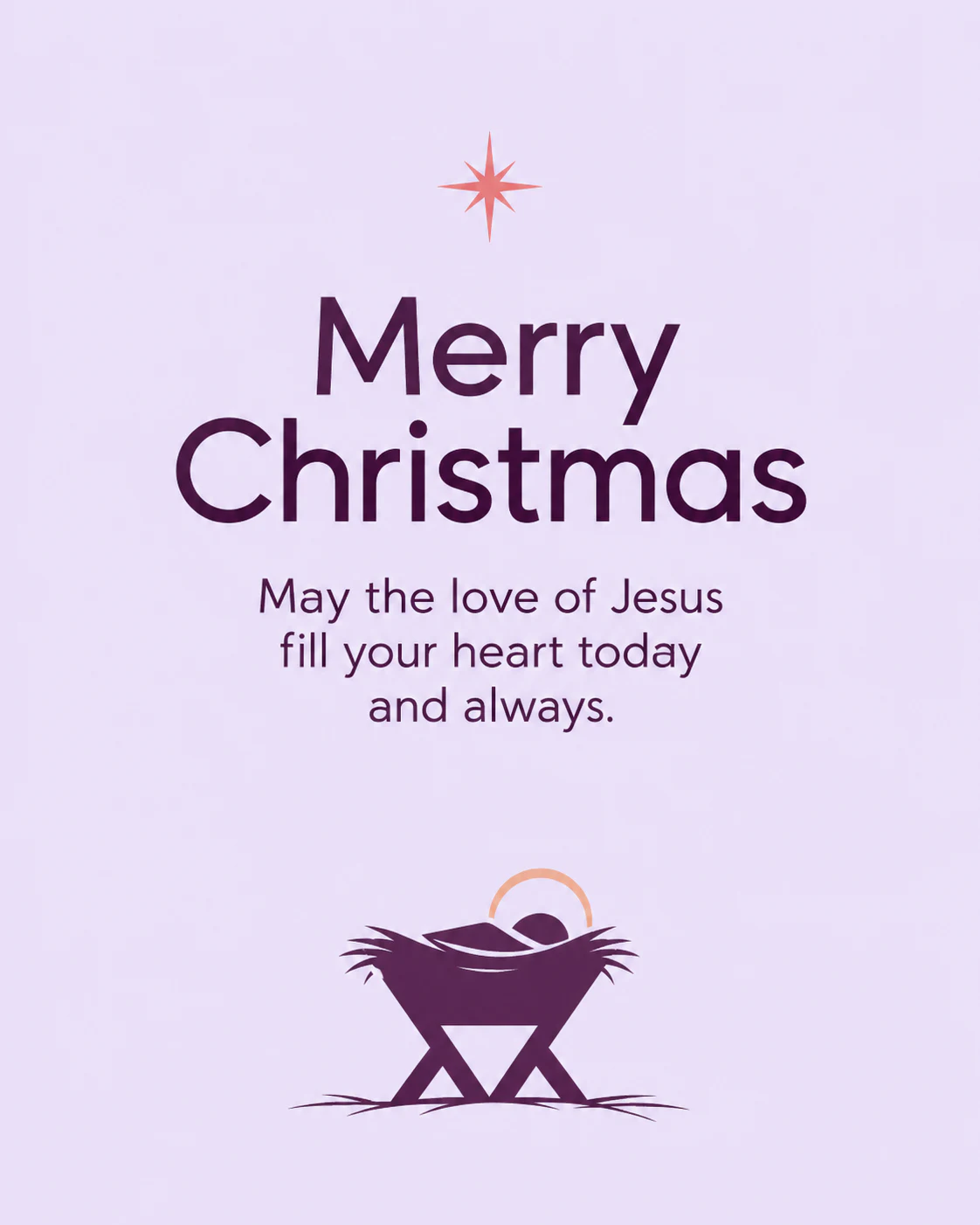 Religious Christmas ecard