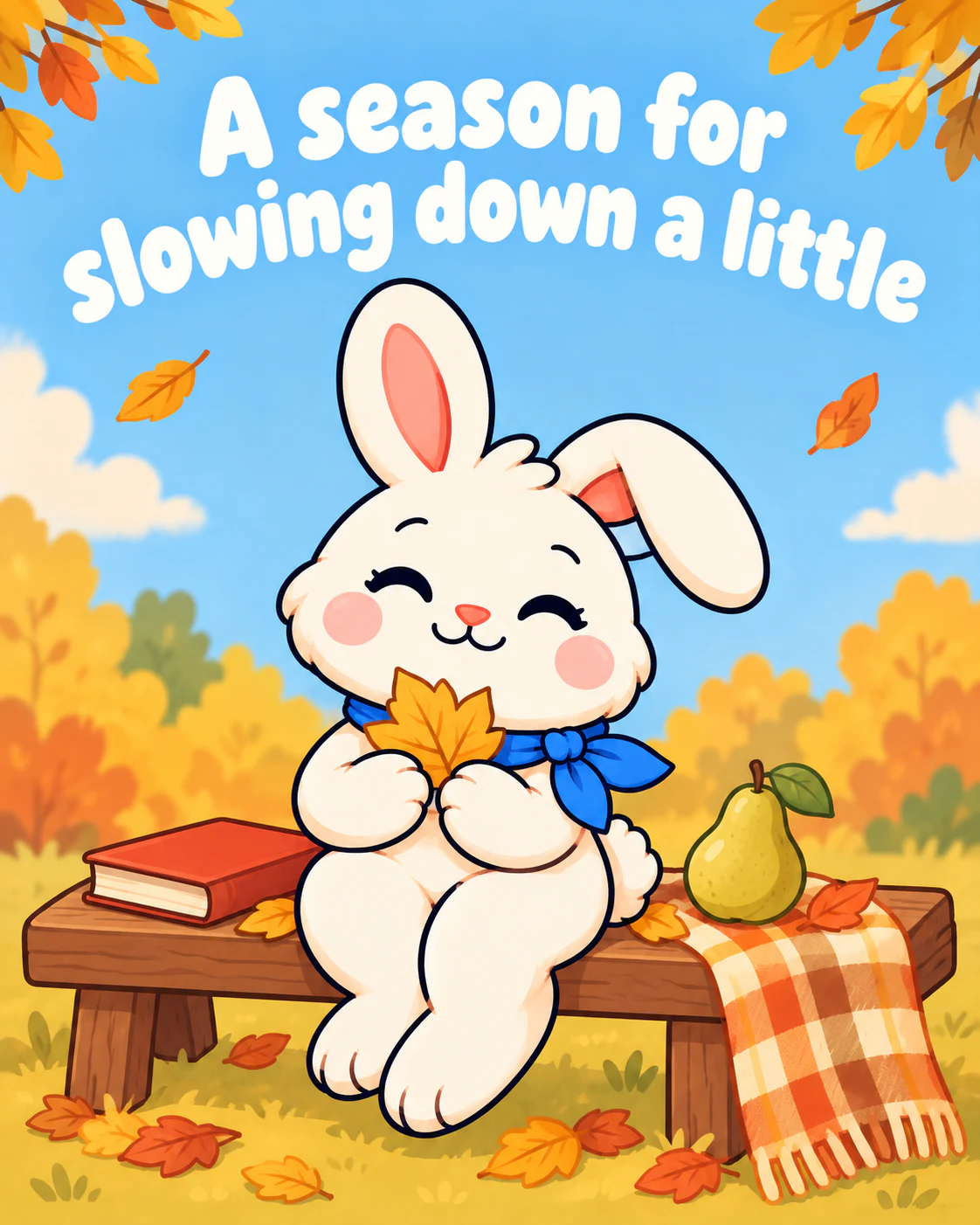 A season for slowing down a little