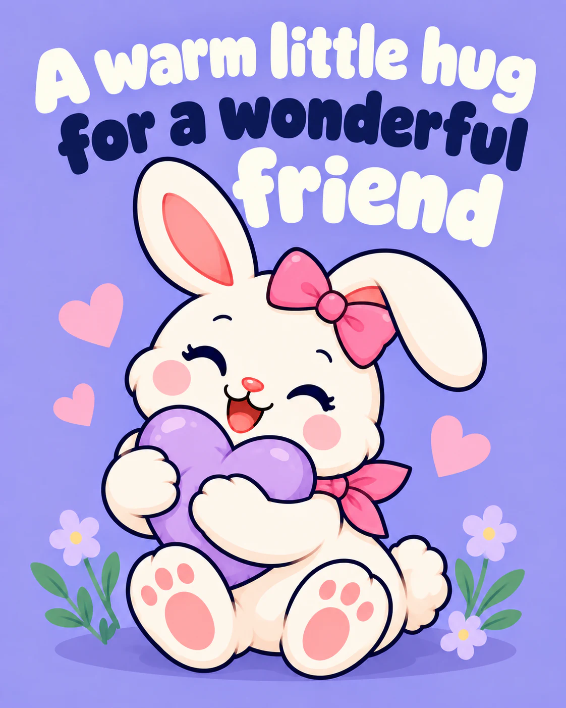 A warm little hug for a wonderful friend