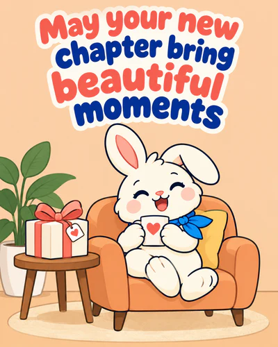 May your new chapter bring beautiful moments