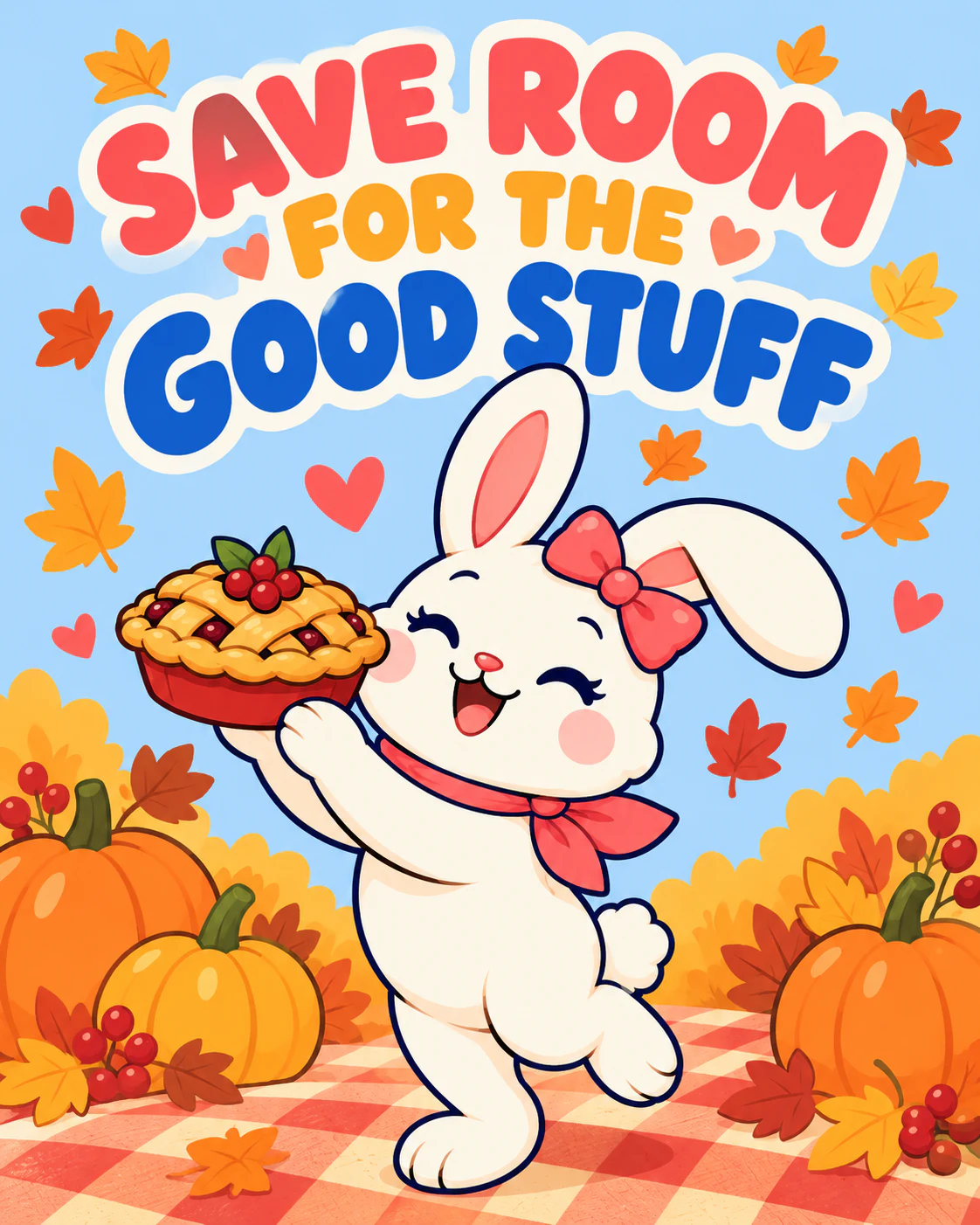 SAVE ROOM FOR THE GOOD STUFF