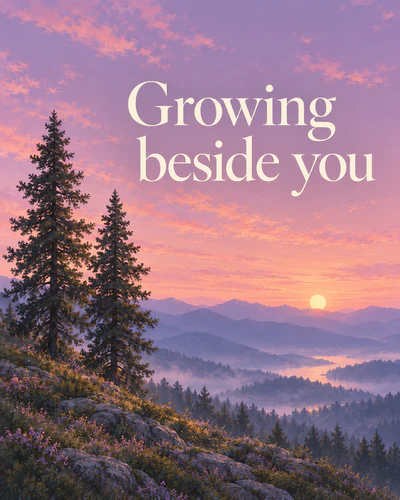 Growing beside you