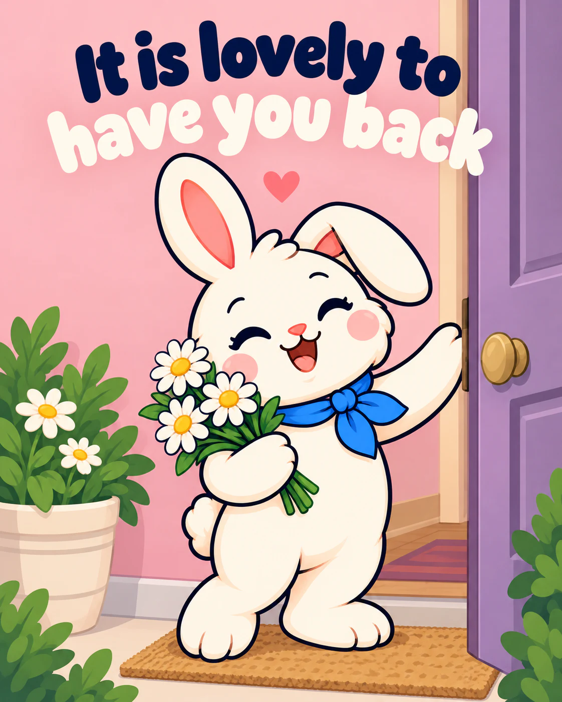 It is lovely to have you back