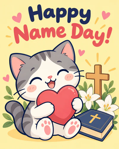 Name day ecard