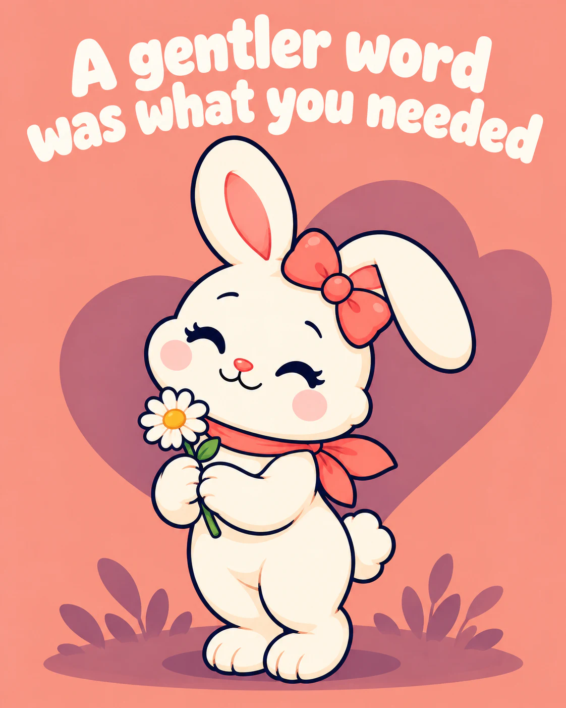 A gentler word was what you needed