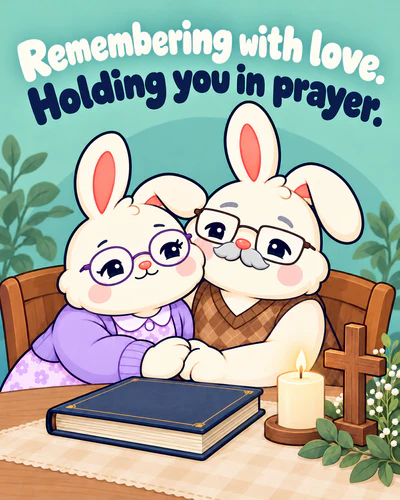Remembering with love. Holding you in prayer.
