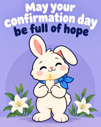 May your confirmation day be full of hope