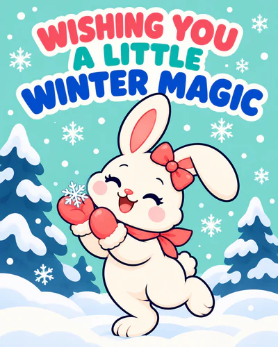 WISHING YOU A LITTLE WINTER MAGIC