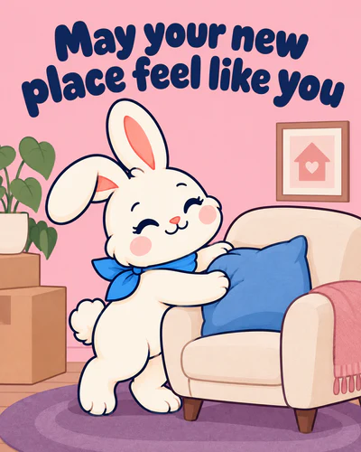 May your new place feel like you