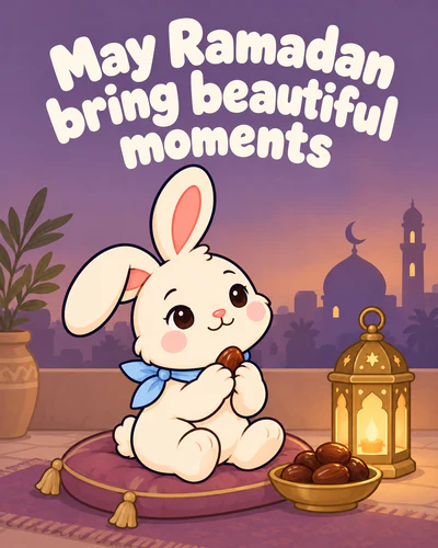 May Ramadan bring beautiful moments