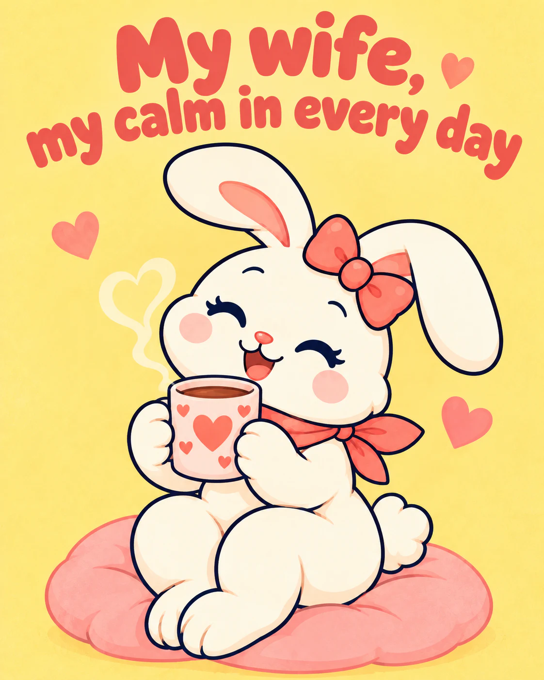 My wife, my calm in every day
