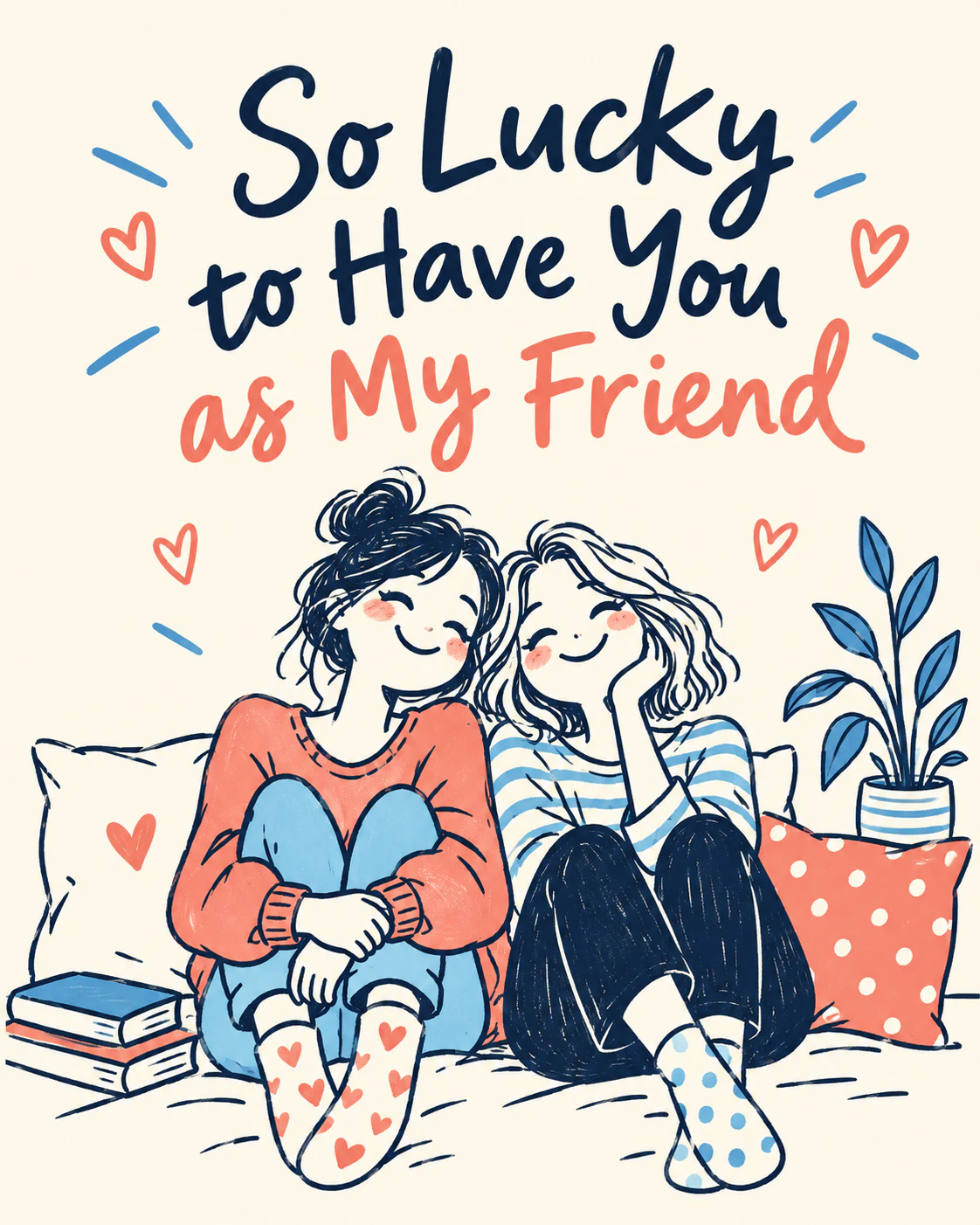 Heartfelt friendship ecard