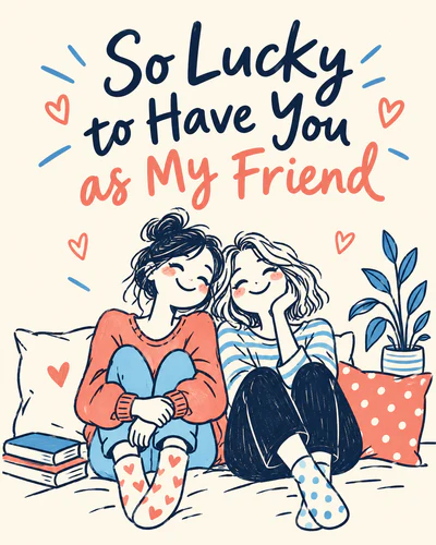 Heartfelt friendship ecard