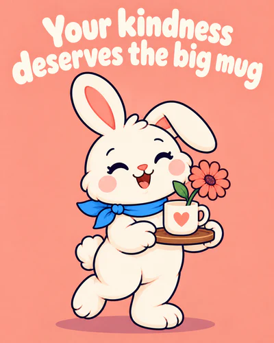 Your kindness deserves the big mug