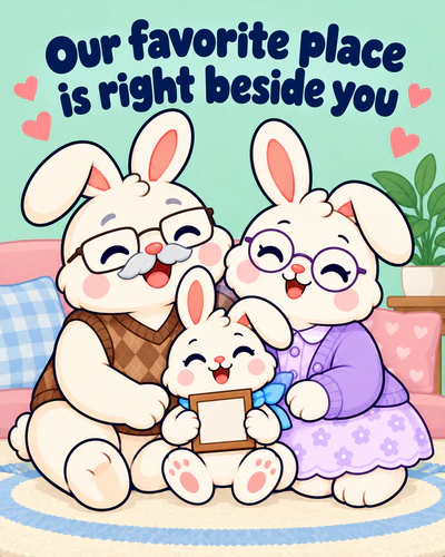 Our favorite place is right beside you