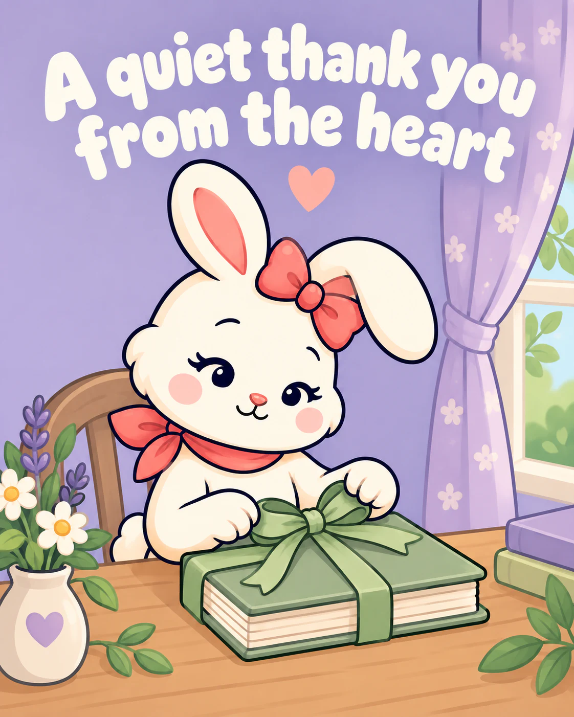 A quiet thank you from the heart